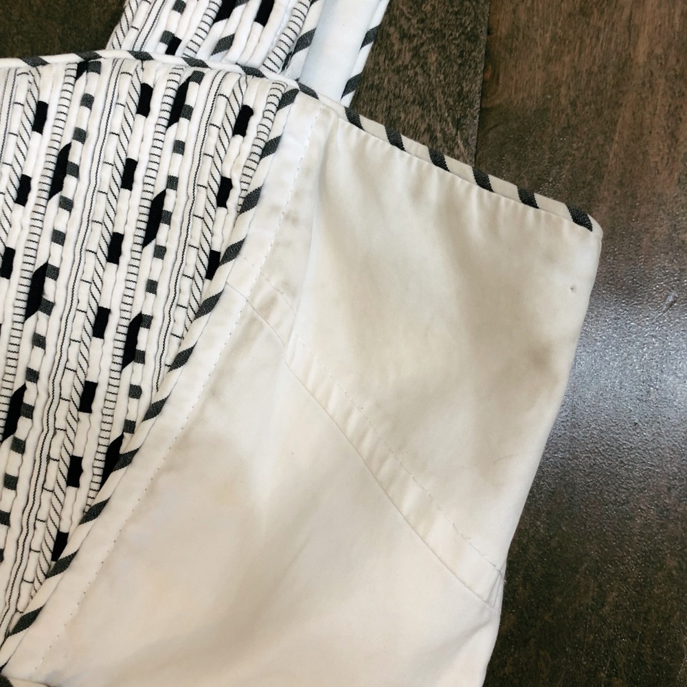 Zac Posen Gingham Plaid Embroidered Cotton Dress SZ 6 - Picture 9 of 16